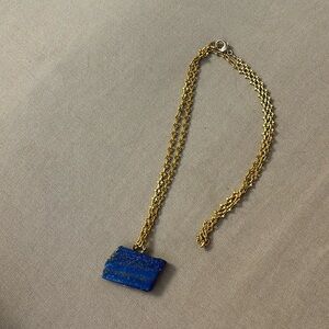 Lapis crystal necklace
